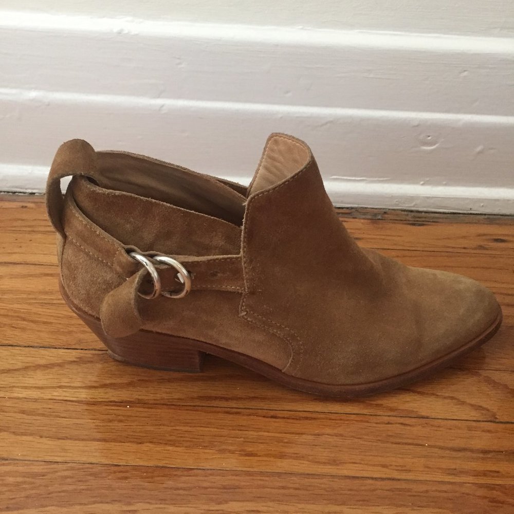 Rag & Bone Camel Suede Sullivan Booties 38.5 - image 2